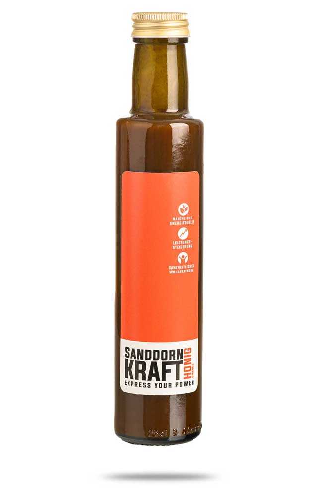 250 ml Flasche - Sanddorn Honig Orange